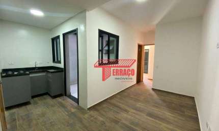 Apartamento com 2 dormitórios para alugar, 50 m² por R$ 2.271,67/mês - Campestre - Santo André/SP