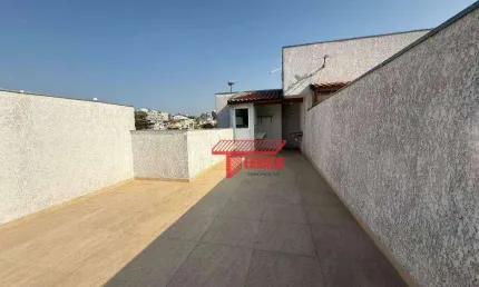 Cobertura com 2 dormitórios para alugar, 45 m² - Vila Helena - Santo André/SP