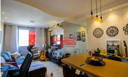 Apartamento com 2 dormitórios à venda, 54 m² - Parque São Vicente - Mauá/SP