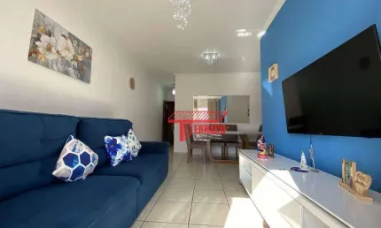 Apartamento com 3 dormitórios à venda, 87 m²  - Vila Cecília Maria - Santo André/SP