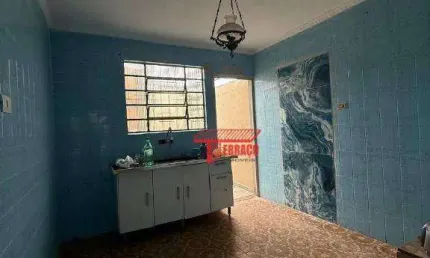 Casa com 2 dormitórios para alugar, 70 m²  - Vila Humaitá - Santo André/SP