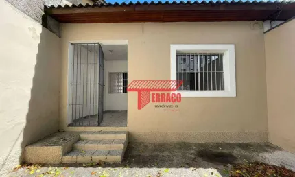 Casa com 2 dormitórios para alugar, 100 m² - Vila Alzira - Santo André/SP