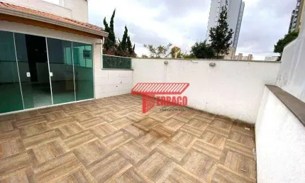 Cobertura com 2 dormitórios para alugar - vila eldízia - santo andré/sp