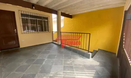 Casa com 1 dormitório para alugar, 60 m² - jardim teles de menezes - santo andré/sp