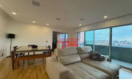 Apartamento com 3 dormitórios à venda, 191 m² - vila valparaíso - santo andré/sp