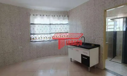 Casa com 2 dormitórios para alugar, 100 m² - jardim do estádio - santo andré/sp