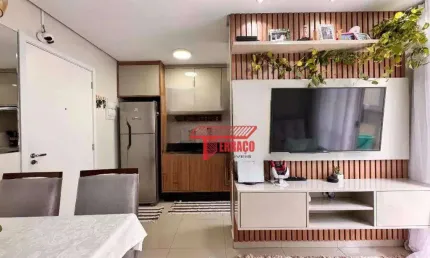 Apartamento garden com 2 dormitórios à venda, 63 m² por r$ 410.000,00 - parque são vicente - mauá/sp