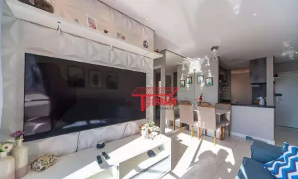 Apartamento com 2 dormitórios à venda, 55 m² por r$ 372.000,00 - vila humaitá - santo andré/sp