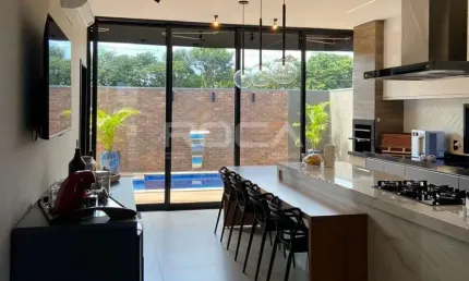 Sobrado de alto padrão semimobiliado parra venda e locação com 3 quartos no bairro residencial alto do castelo - ribeirão preto