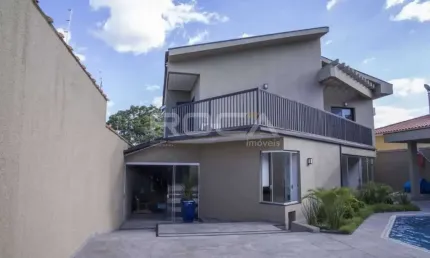 Sobrado à venda com 3 suítes e salão comercial na ribeirânia, ribeirão preto.