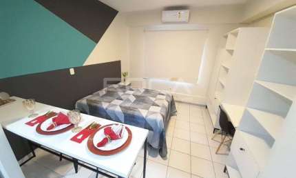 Kitnet mobiliada para alugar no Jardim Iguatemi, em Ribeirão Preto.