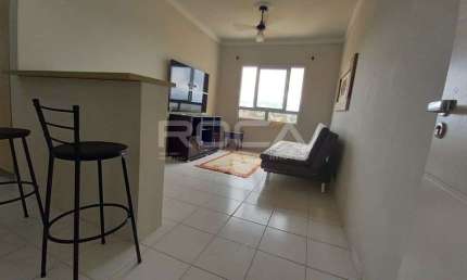 Apartamento mobiliado para alugar com 1 quarto no bairro Jardim Iguatemi, em Ribeirão Preto.