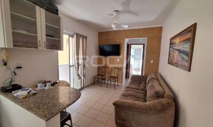 Apartamento para alugar com 1 quarto na Vila Ana Maria, em Ribeirão Preto.