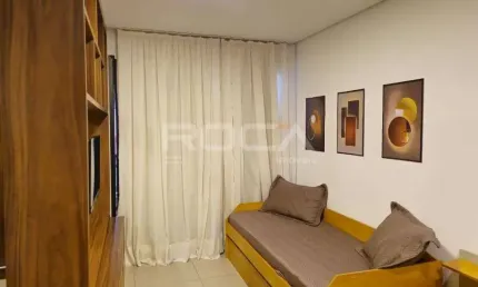Apartamento flat para locação mobiliado no bairro Jardim Botânico, em Ribeirão Preto.