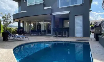 Casa em condomínio fechado com 4 quartos à venda na névoa da manhã, 8, cidade tamboré, santana de parnaíba por r$ 4.400.000