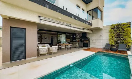 Casa em condomínio fechado com 4 quartos à venda na Alameda Hydra, 204, Alphaville, Santana de Parnaíba por R$ 5.950.000