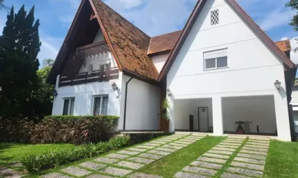 Casa em condomínio fechado com 5 quartos à venda na chile, 150, alphaville residencial dois, barueri por r$ 6.200.000