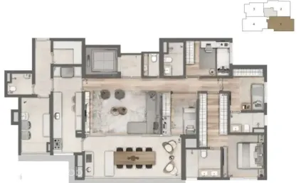 Apartamento com 4 quartos à venda na rua joão ramalho, 1177, perdizes, são paulo por r$ 3.042.999