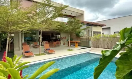 Casa em condomínio fechado com 4 quartos à venda na alameda dos buritis, 164, alphaville, santana de parnaíba por r$ 9.000.000