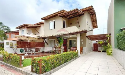 Casa duplex com 4/4 com energia solar - pitangueiras, lauro de freitas