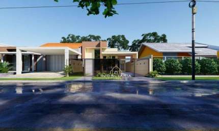 Casa com 3 dormitórios à venda, 80 m² por R$ 520.000,00 - Iguaçu - Fazenda Rio Grande/PR