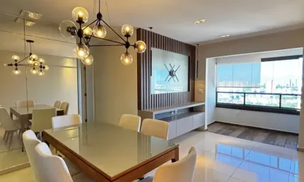 Apartamento  reformado semi mobiliado no condomínio atmosfera - abel cabral - nova parnamirim