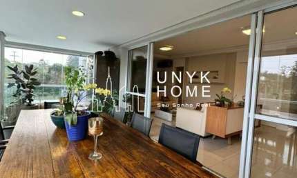 Apartamento a venda com varanda gourmet e  4 dorm  2 suítes 186m² 3 vagas