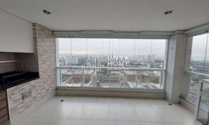 Apartamento para locação com varanda gourmet na Vila Romana