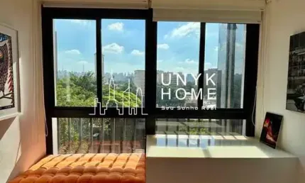 Apartamento mobiliado de 38m² com 1 dormitório e 1 vaga / Itaim Bibi