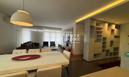 Apartamento mobiliado de 118m² para locação no Itaim Bibi - 2 dormitórios, suíte, lavabo e 1 vaga