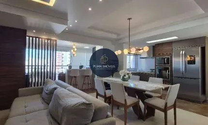 Apto alto padrão- centro- santo andré- 123m²- 3 suítes- 2 vagas