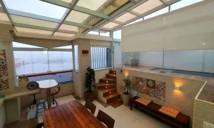 Cobertura com 3 quartos, Ponta da Praia, Santos - R$ 1.69 mi, Cod: 3002315