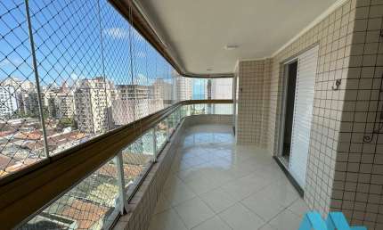 Apartamento 132 m² mobiliado, 3 quartos, 2 vagas na Aviação em Praia Grande