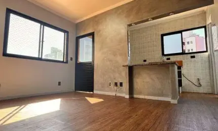 Apartamento reformado com 1 quarto, elevador e garagem na guilhermina em pg