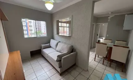 Apartamento com 1 quarto com garagem na Tupi em Praia Grande