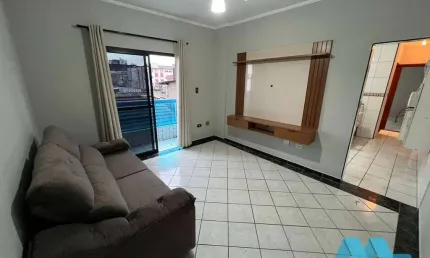 Apartamento de 50 m² com 1 quarto no Boqueirão em Praia Grande