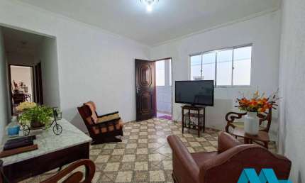 Casa geminada 2 quartos com galpão/loja no Sítio do Campo em Praia Grande