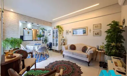 Lindo apartamento de 2 quartos na Guilhermina em Praia Grande