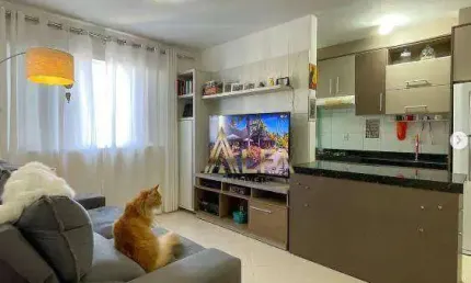 Apartamento com 2 dorm. sendo 1 suíte, no centro de itajaí.à venda, 5900 m² por r$ 520.000 - centro - itajaí/sc