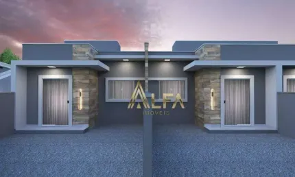 Casa com 1 dormitório à venda, 52 m² por R$ 389.000,00 - Gravatá - Penha/SC