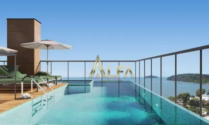 METROS MAR,Apartamento com 2 dormitórios à venda, 76 m² por R$ 699.844 - Centro - Penha/SC