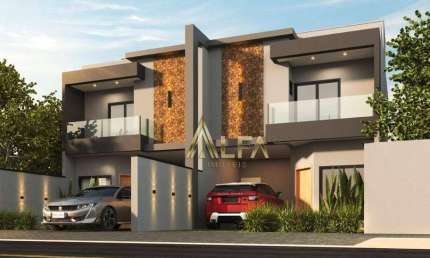 Sobrado com 3 dormitórios à venda, 116 m² por R$ 838.355,00 - Itacolomi - Balneário Piçarras/SC
