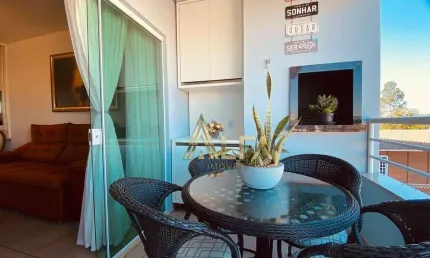 Apartamento à 2,7km do ferry boat com 2 dormitórios sendo 1 suíte à venda, 84 m² por r$ 550.000 - centro - navegantes/sc