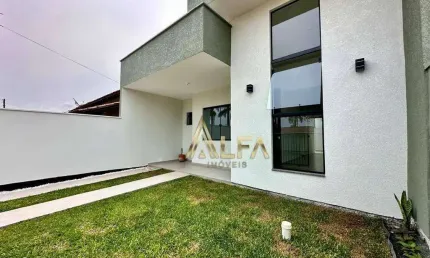 Casa a 500 metros da praia da tabuleiro à venda por r$ 388.000 - tabuleiro - barra velha/sc