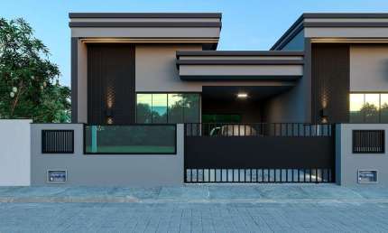 Casa Moderna com 2 dormitórios à venda, 79 m² por R$ 445.000 - Itacolomi - Balneário Piçarras/SC