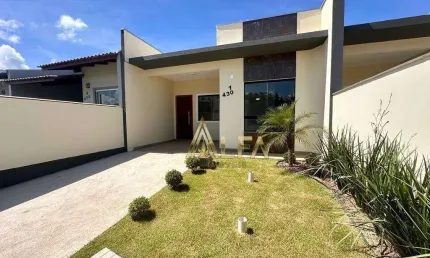 Casa com 3 dormitórios sendo 1 suite  à venda, 82 m² por r$ 380.000 - vila nova - barra velha/sc