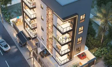 Apartamento com 1 Suíte + a dormitório à venda, 72 m² por R$ 614.000 - Itacolomi - Balneário Piçarras/SC