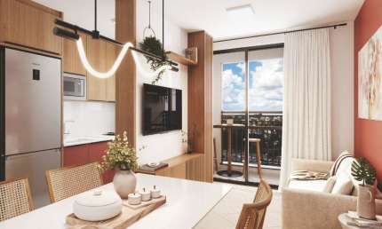 Apartamento 2 e 3 quartos sendo 1 suíte Residencial Araucária
