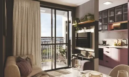 Apartamento 2 e 3 quartos sendo 1 suíte Residencial Araucária