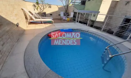 Cobertura à venda 4 quartos, 4 suites, 4 vagas, 330m², nazaré, belém - pa